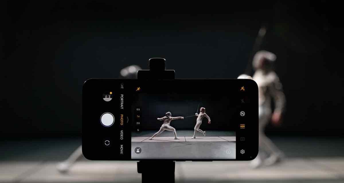 La cámara del próximo HONOR Magic6 Pro será capaz de capturar el movimiento de un florete de esgrima