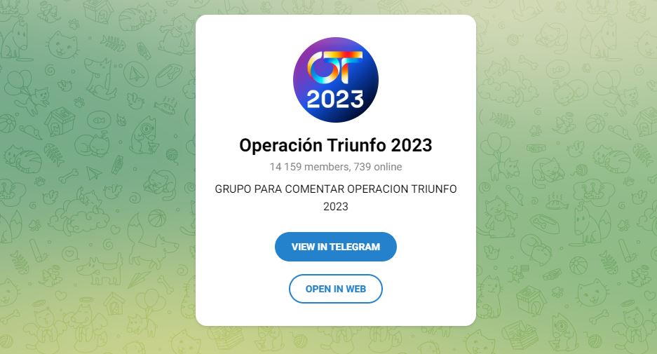 operacion triunfo 2023 telegram