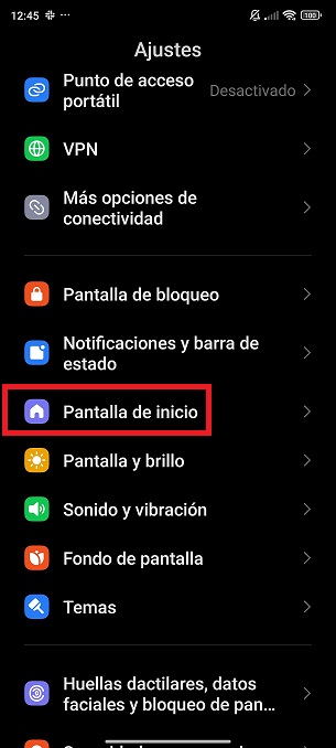 paso 1 y 2 como quitar el nombre de las aplicaciones en xiaomi