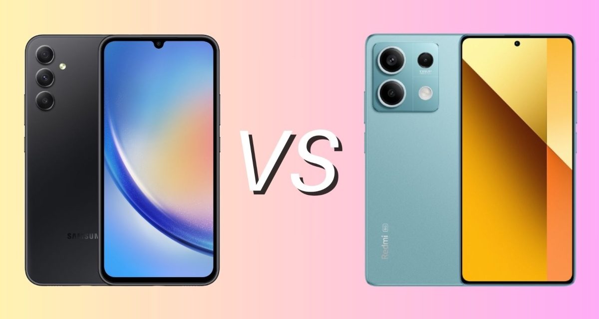 Samsung A34 vs Redmi Note 13 5G, diferencias, comparativa, cuál es mejor