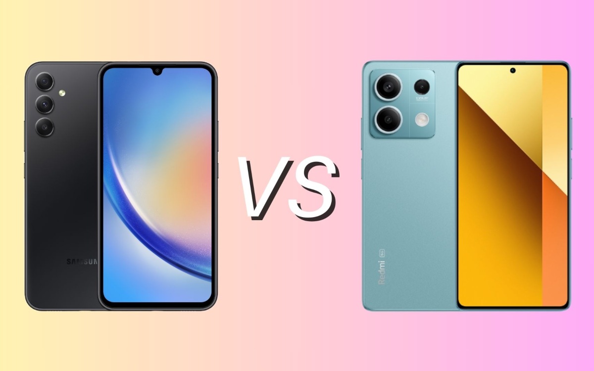 Samsung A34 vs Redmi Note 13 5G, diferencias, comparativa, cuál es mejor