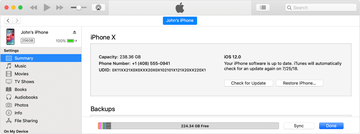 forzar actualizacion ios iphone windows macos mojave