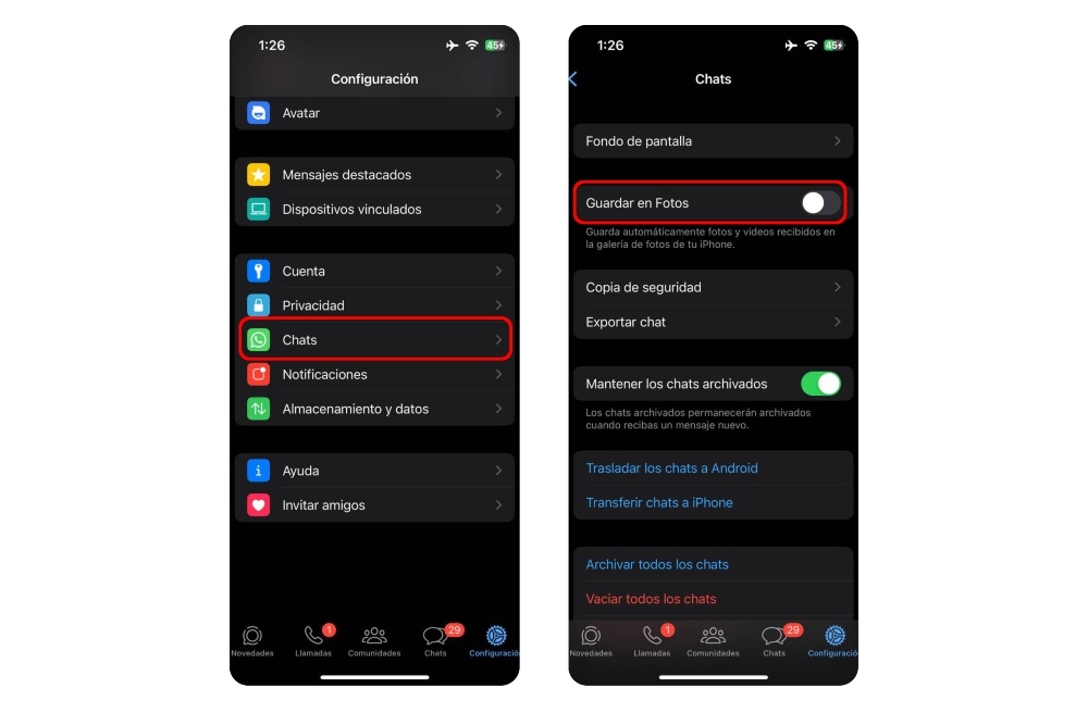 Fotos de WhatsApp se duplican en iPhone