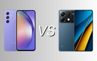Galaxy A54 vs POCO X6, diferencias, comparativa, cuál es mejor