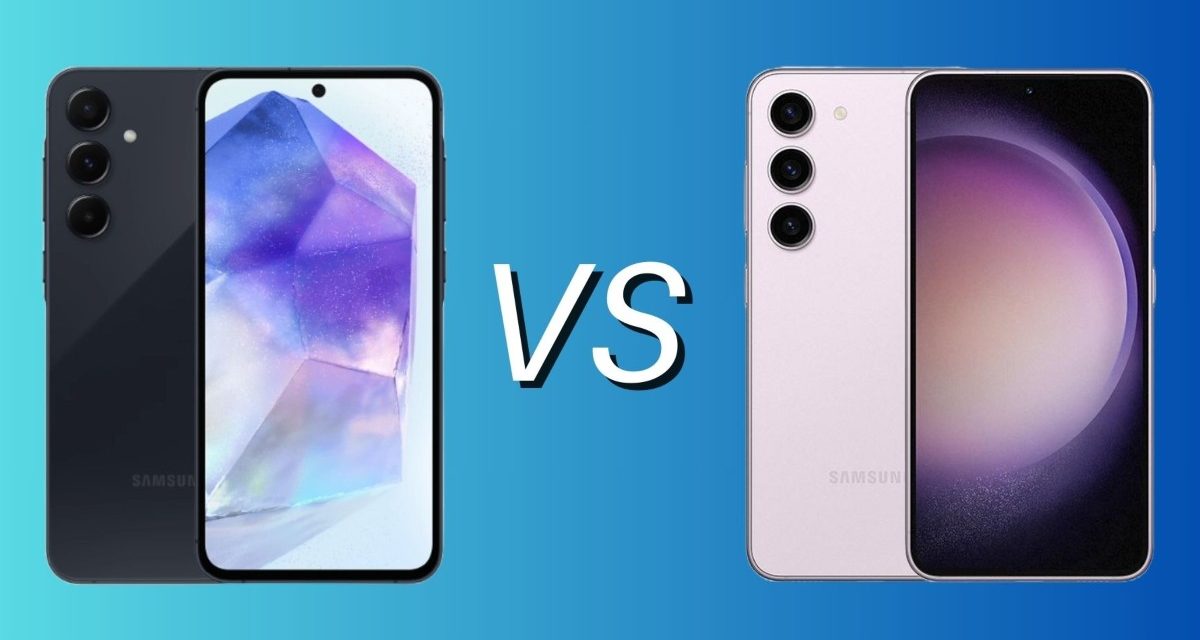 Samsung Galaxy A55 vs S23, diferencias, comparativa, cuál es mejor