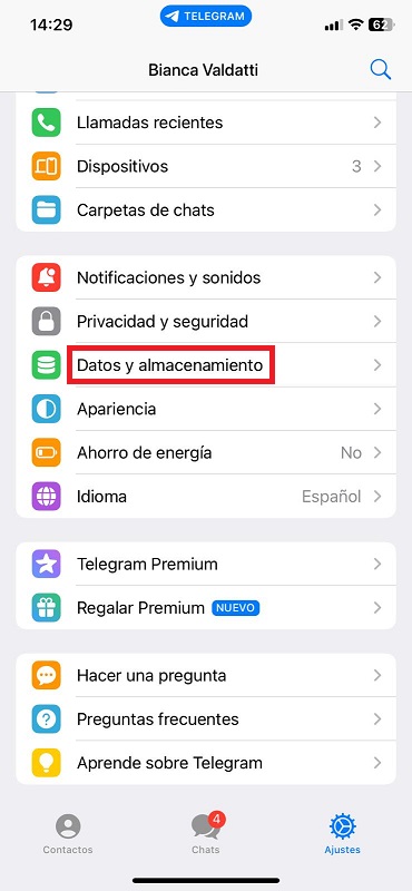truco para usar telegram en españa tras el bloqueo config servidor proxy paso 2