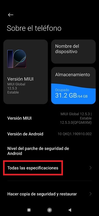 menu cit paso 1 2 3 entrar a menu oculto de xiaomi