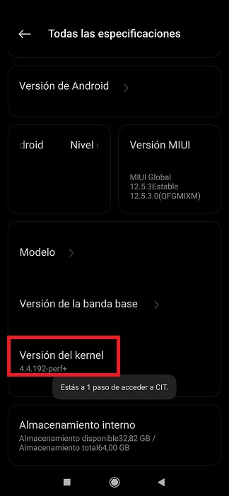 menu cit paso 4 entrar a menu oculto de xiaomi