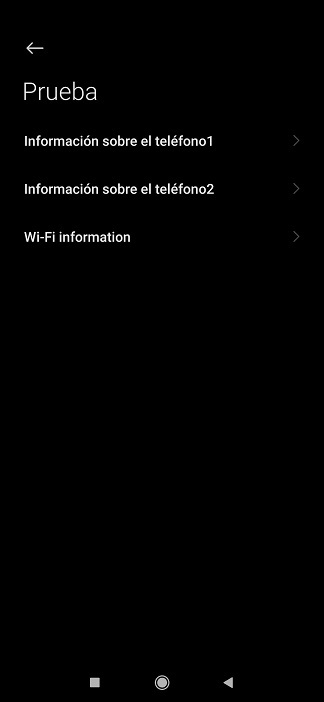menu prueba entrar a menu oculto de xiaomi