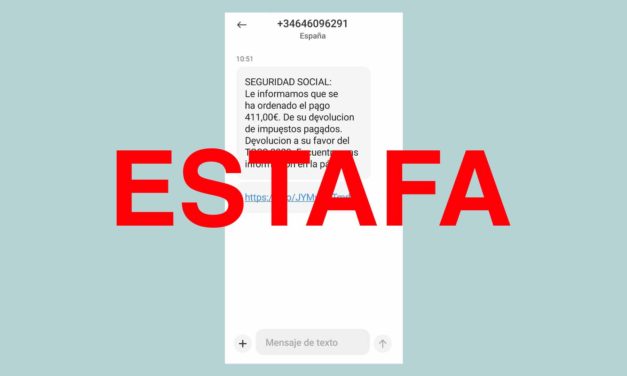 “Seguridad Social: Le informamos que ha ordenado el pago 411 euros”, la policía alerta de este SMS fraudulento
