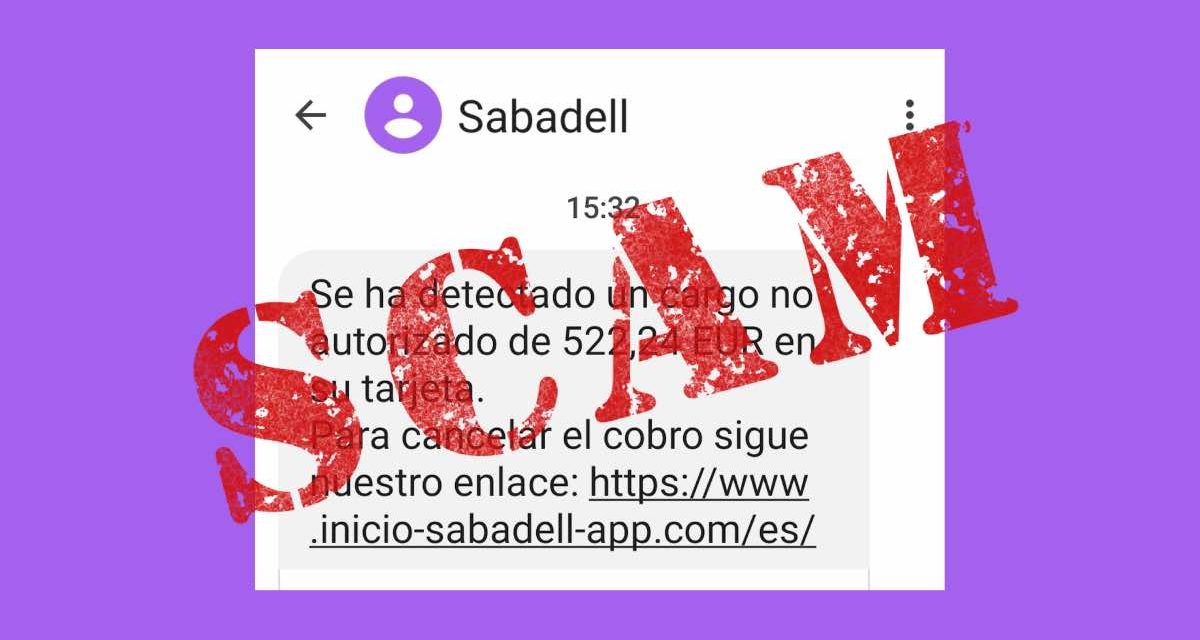 619320313 y 636374095, cuidado con este falso SMS, podrían robar tus tarjetas
