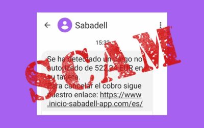 619320313 y 636374095, cuidado con este falso SMS, podrían robar tus tarjetas