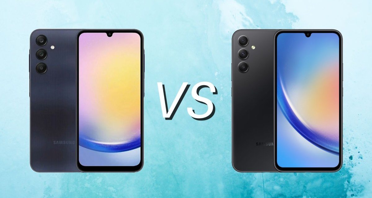 Samsung Galaxy A25 vs A34, diferencias, comparativa, cuál es mejor