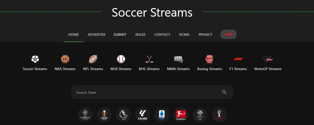 soccer streams