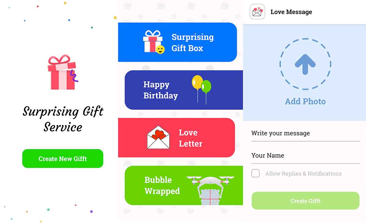 surprising gift service