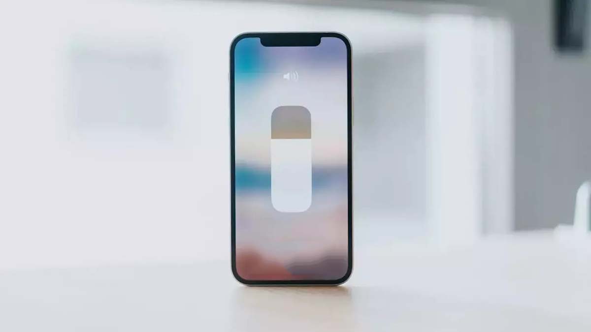 volumen iphone