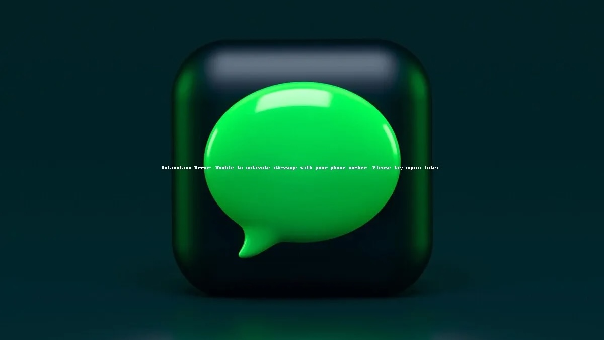 Error en iMessage