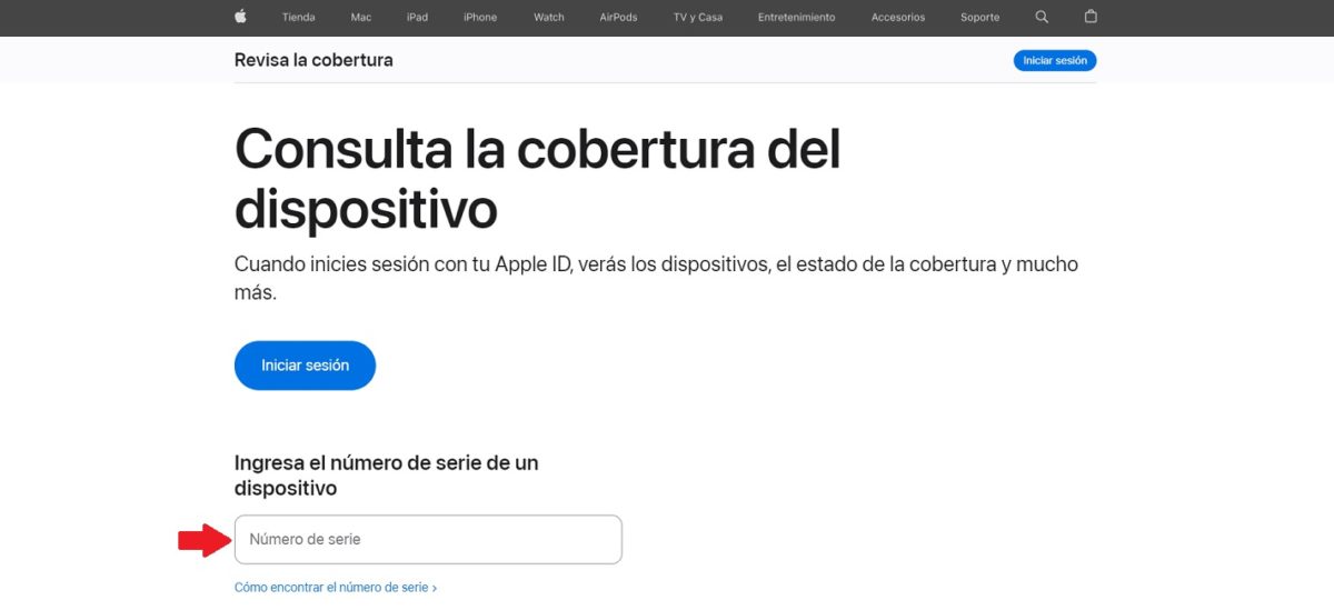 comprobar si un iphone es original por numero de serie paso 1