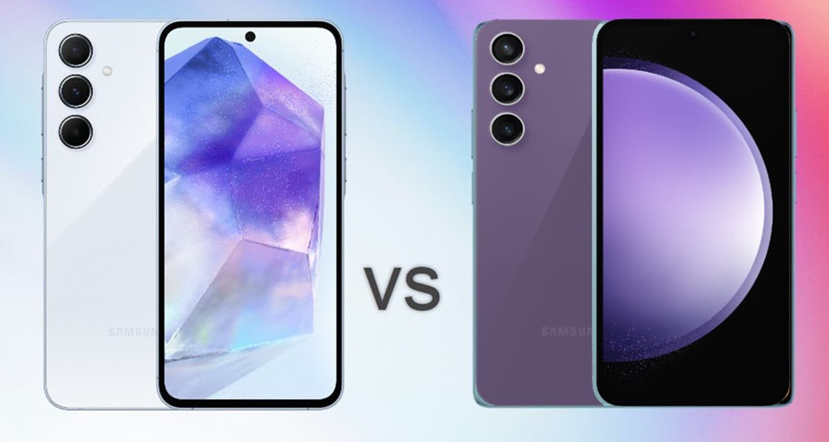 Galaxy A55 vs S23 FE, diferencias y cuál es mejor