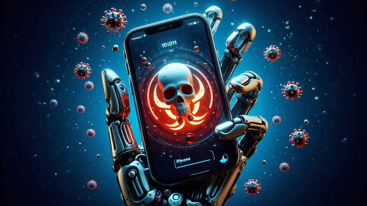 iphone esta infectado con un virus