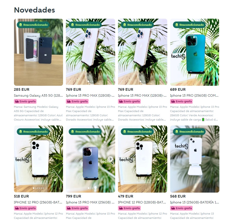 reacondicionados wallapop