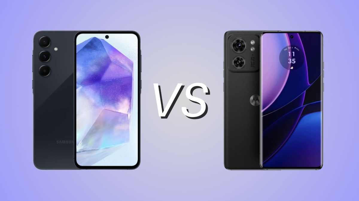 Samsung A55 vs Motorola Edge 40, diferencias y cuál es mejor