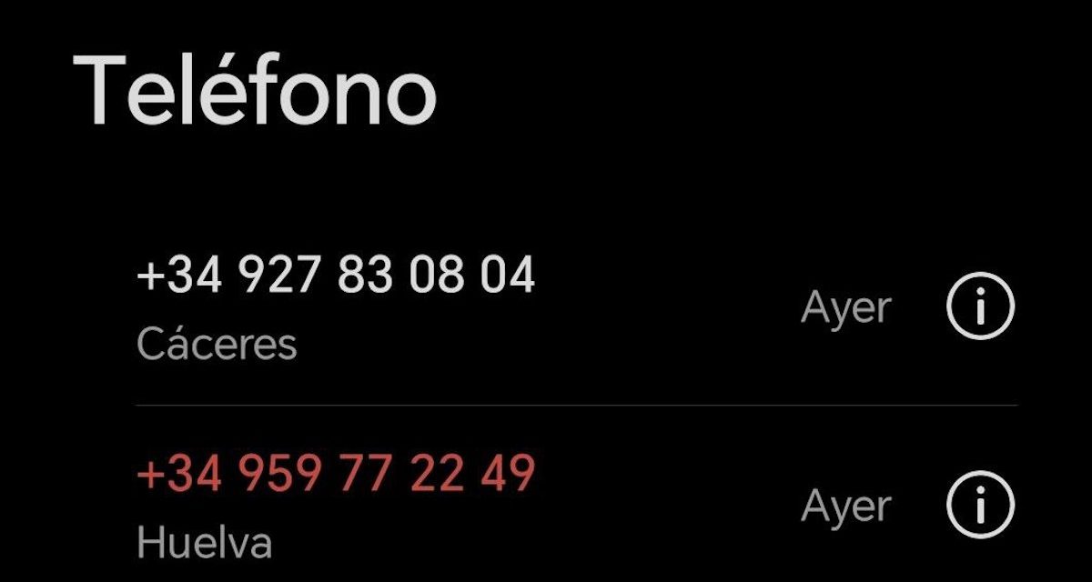 959772249 y 927830804, «dicen ser de esta operadora», ¿estafa o llamada real?