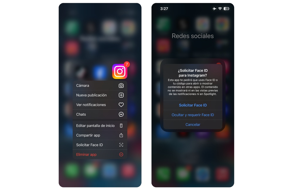 bloquear y ocultar apps ios 18 iphone 15 16