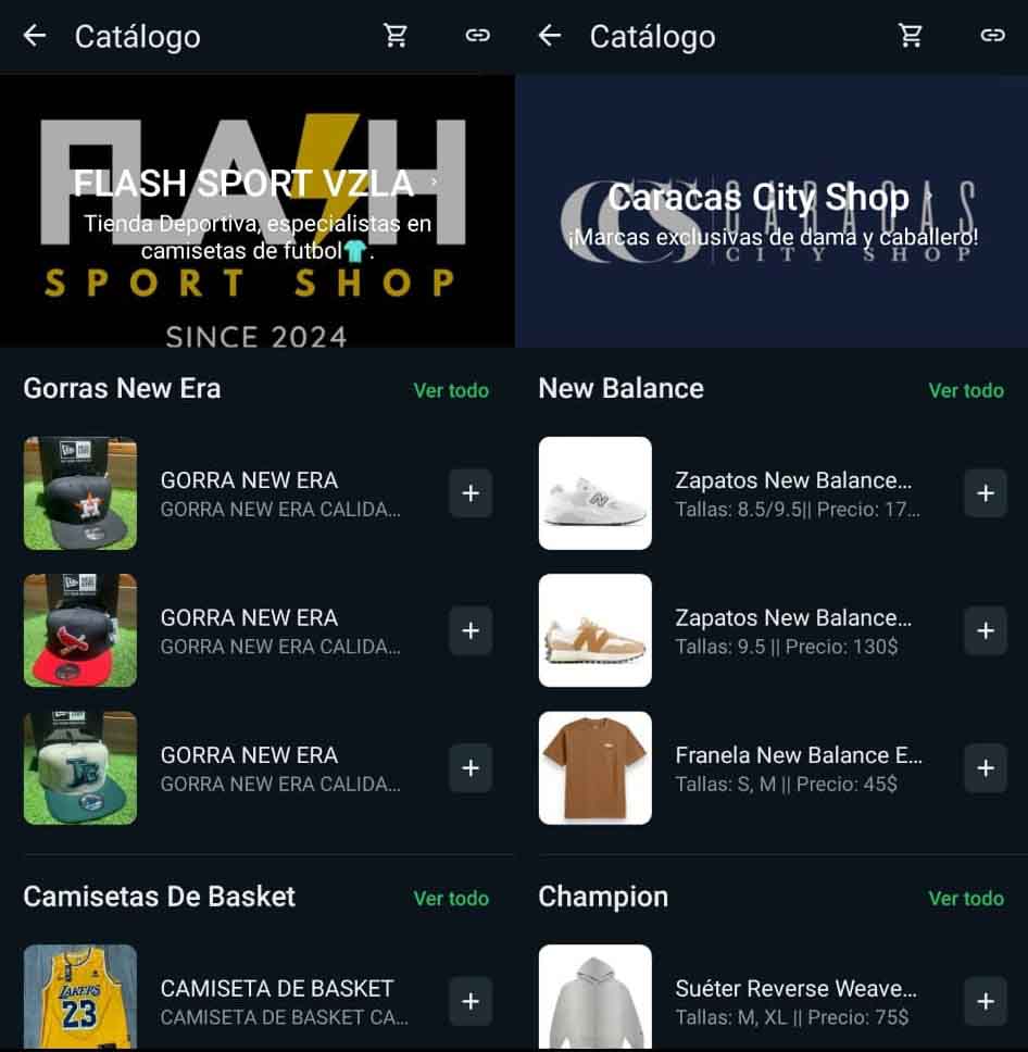catalogo whatsapp business