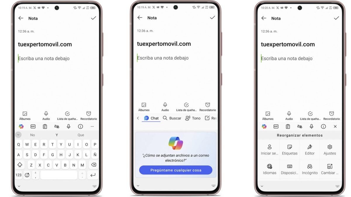 Mejores teclados para Android e iOS: Microsoft Swiftkey