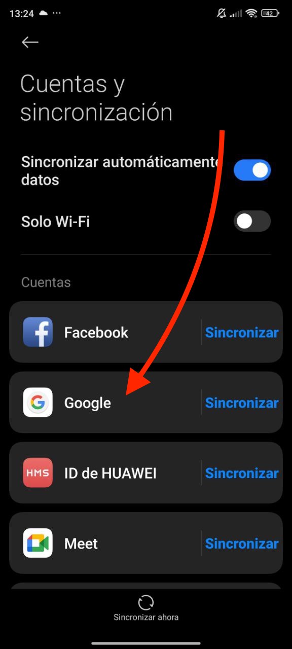 quitar cuenta google xiaomi 2