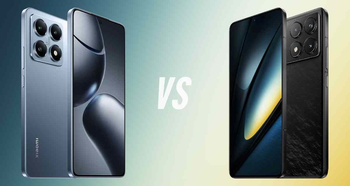 Xiaomi 14T vs POCO F6 Pro, diferencias, comparativa y cuál es mejor
