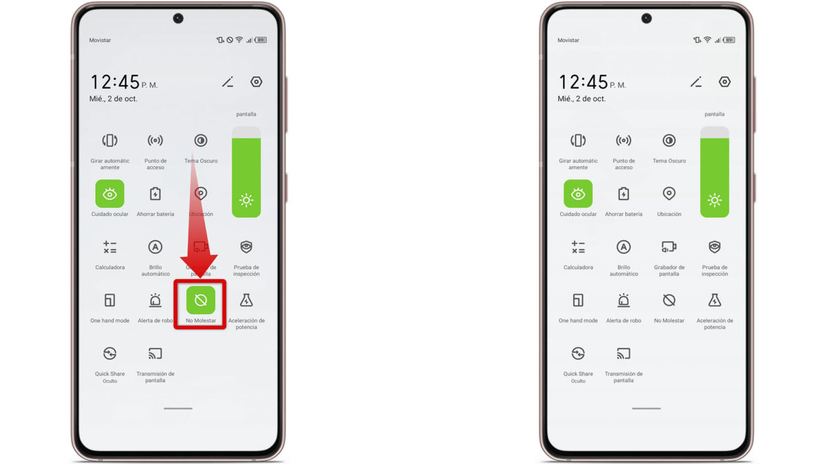 Las llamadas de WhatsApp no suenan: modo No molestar activado