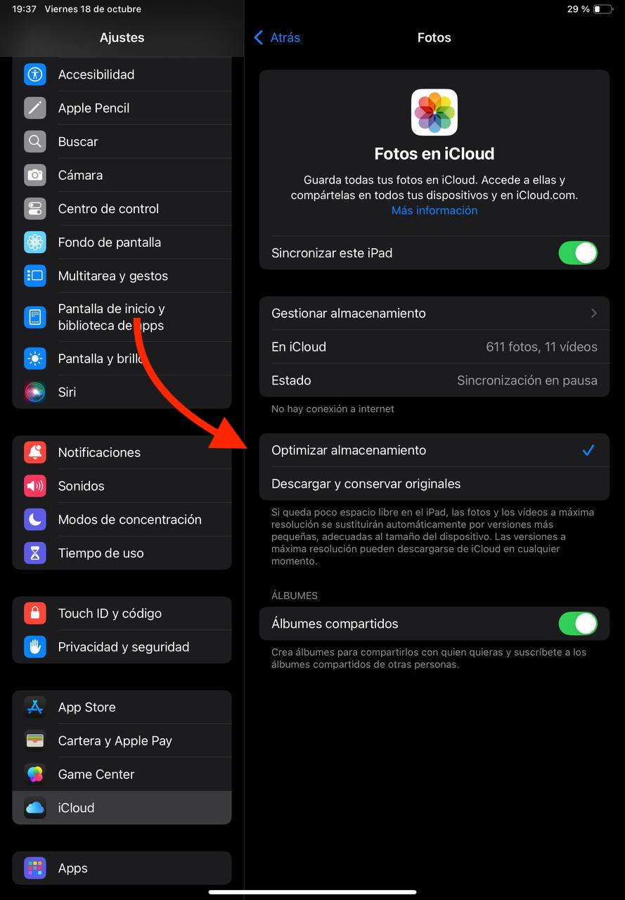 liberar espacio en iPhone sin borrar nada importante 3