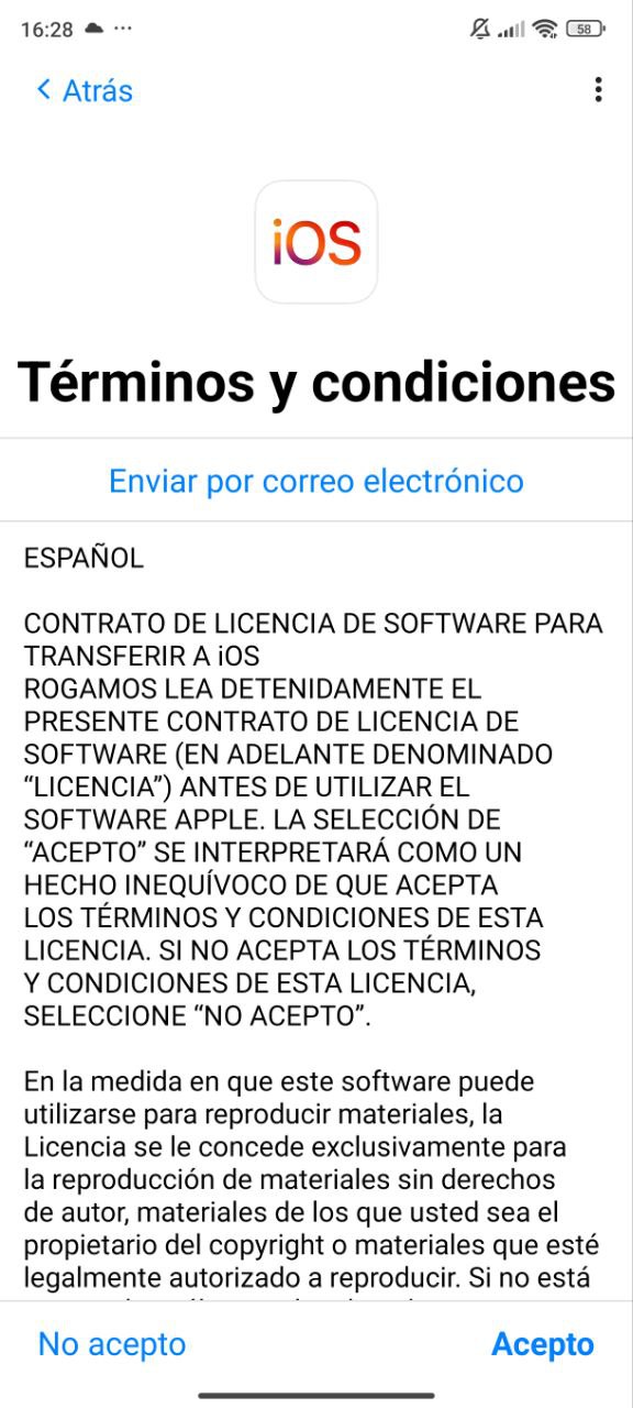 pasar de xiaomi a iphone 0