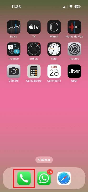 paso 1 bloquear llamadas de spam en iphone