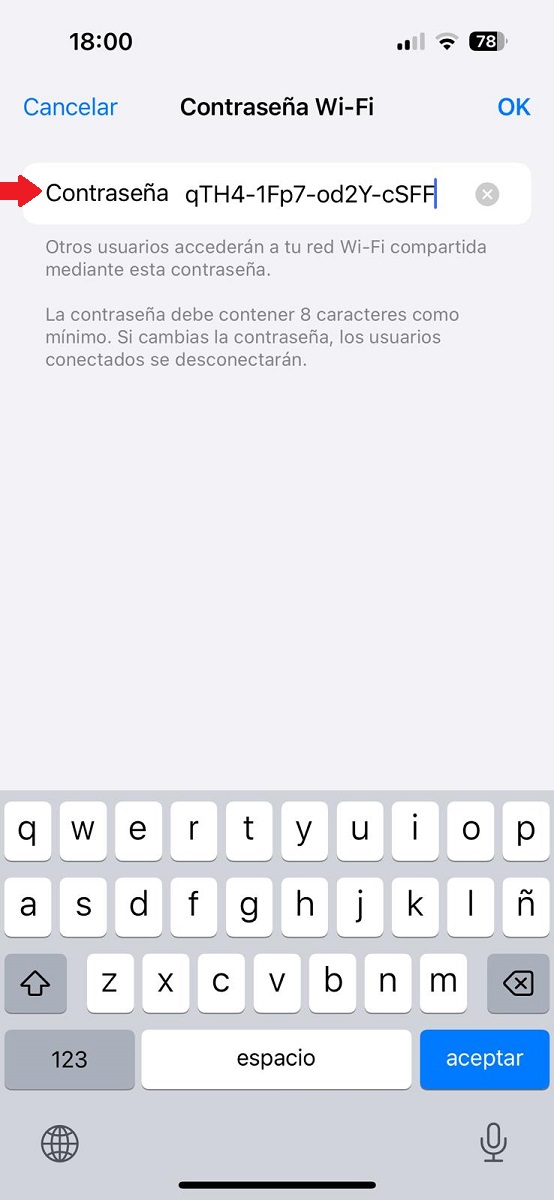 paso 3b compartir datos e internet en un iphone