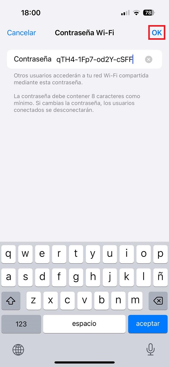 paso 3c compartir datos e internet en un iphone