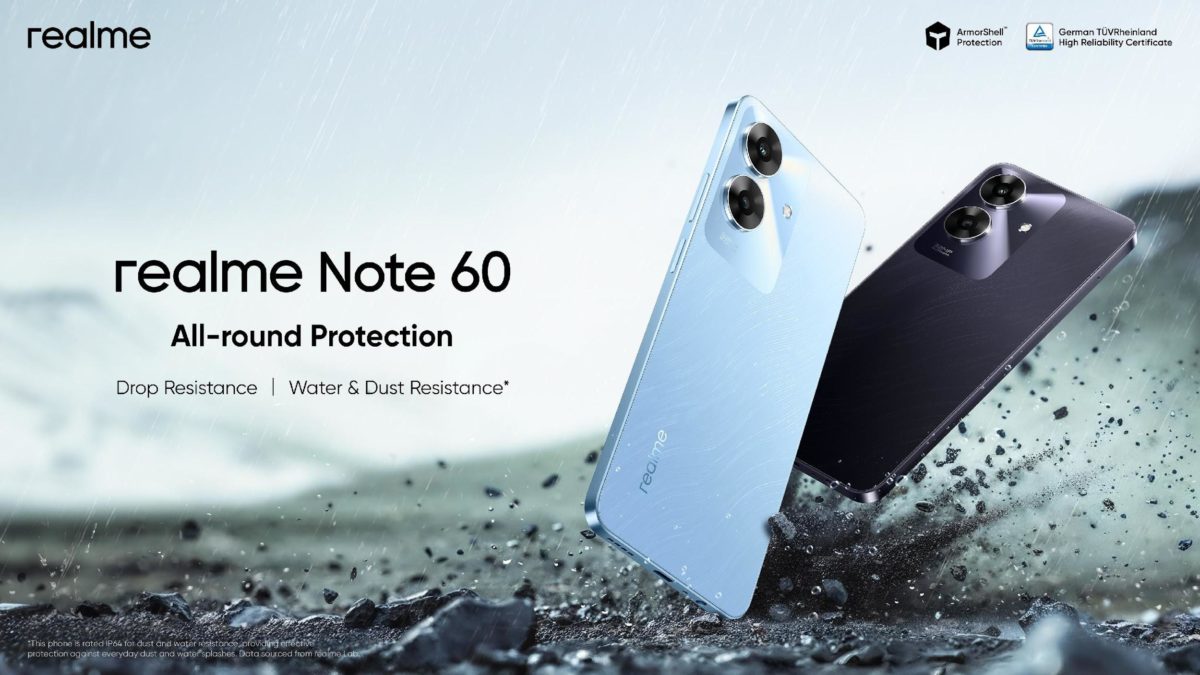Resistente a caídas y por menos de 150€: así es el nuevo realme Note 60 con ArmorShell