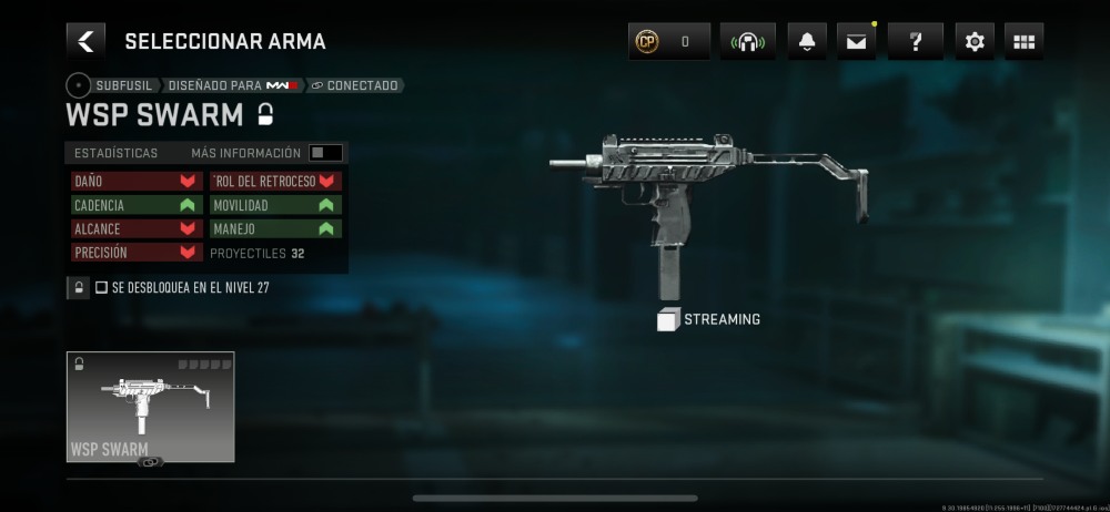 wsp swarm armas