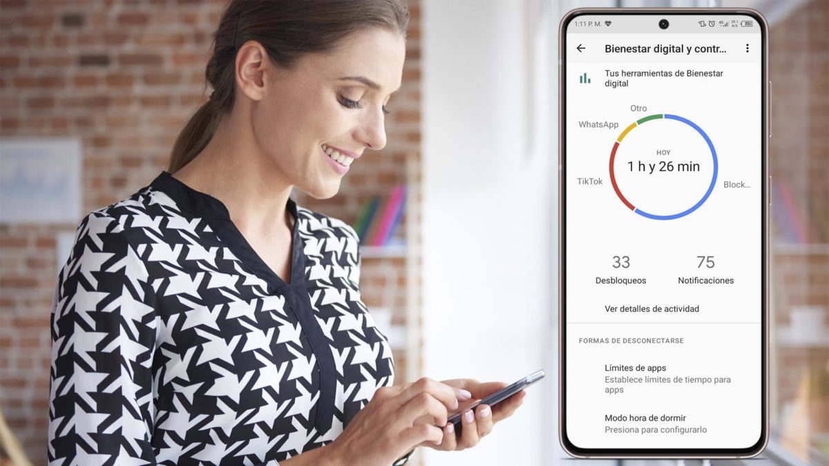 Cómo mirar el tiempo de uso de cada app en mi móvil