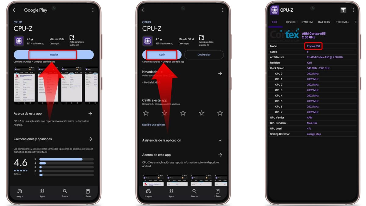Así puedes saber si tu móvil Samsung tiene Snapdragon o Exynos