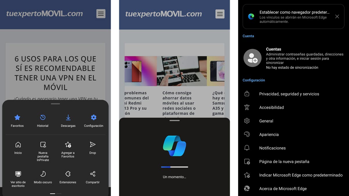 ¿Cuál es el mejor navegador web para Android? Mi experiencia con Chrome, Firefox, Edge y Brave 4