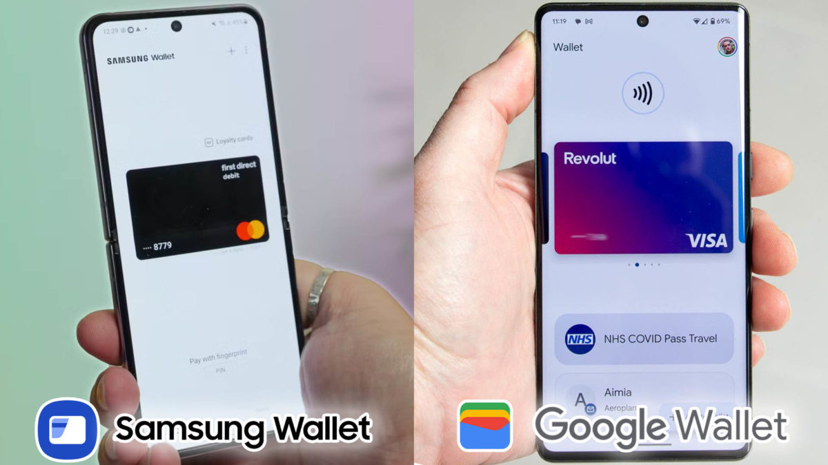 Samsung Wallet vs. Google Wallet: interfaz de usuario