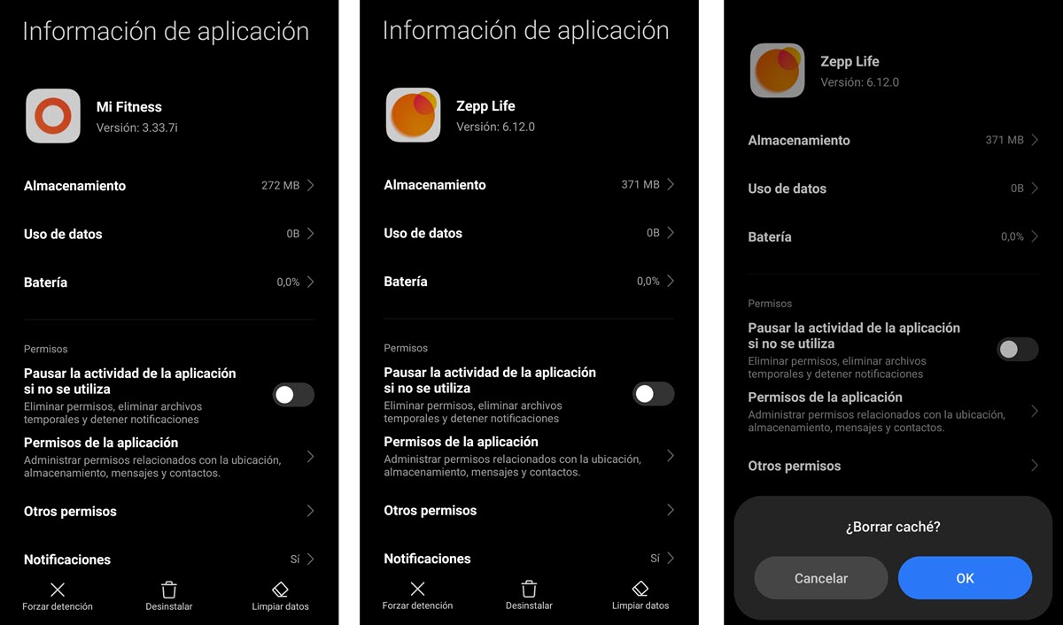 Mi Xiaomi Band no se conecta o sincroniza con el móvil: Causas del error y solución 3
