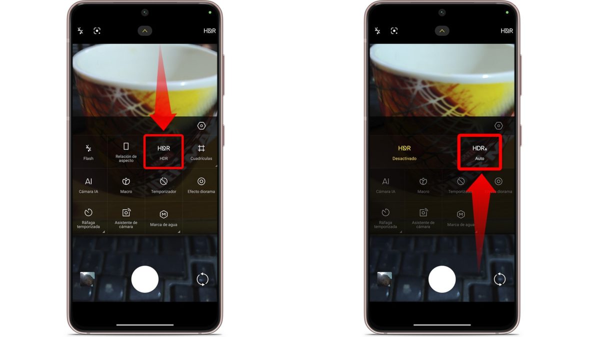 Ajustes que hago en la cámara siempre que estreno un móvil - Activa el modo HDR