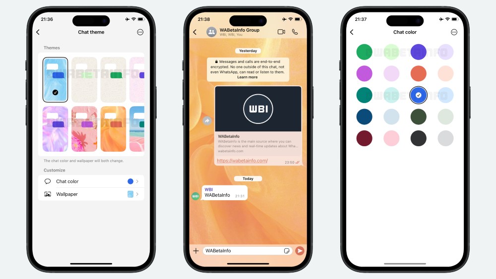 cambiar color de mensajes whatsapp