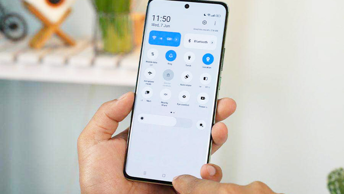 captura de pantalla en un móvil realme