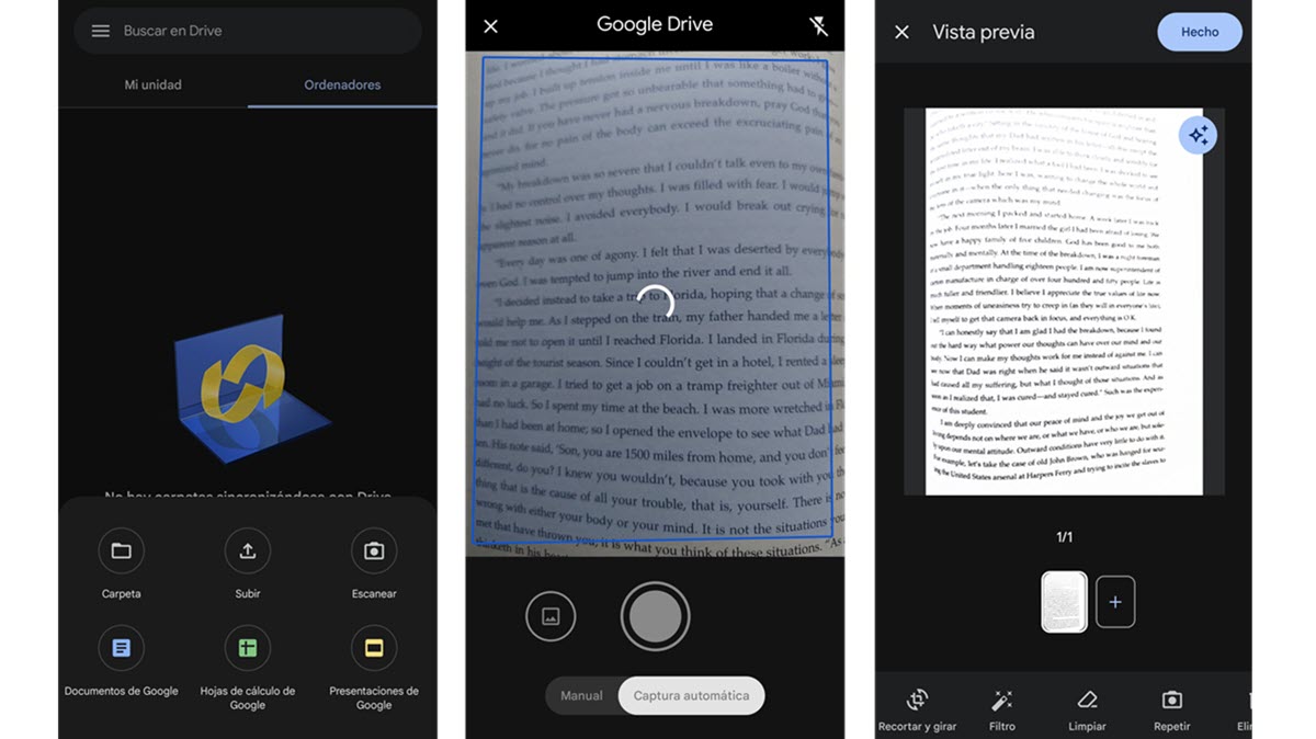 Cómo escanear documentos con el móvil sin apps externas 3 Cómo escanear documentos con el móvil sin apps externas 3