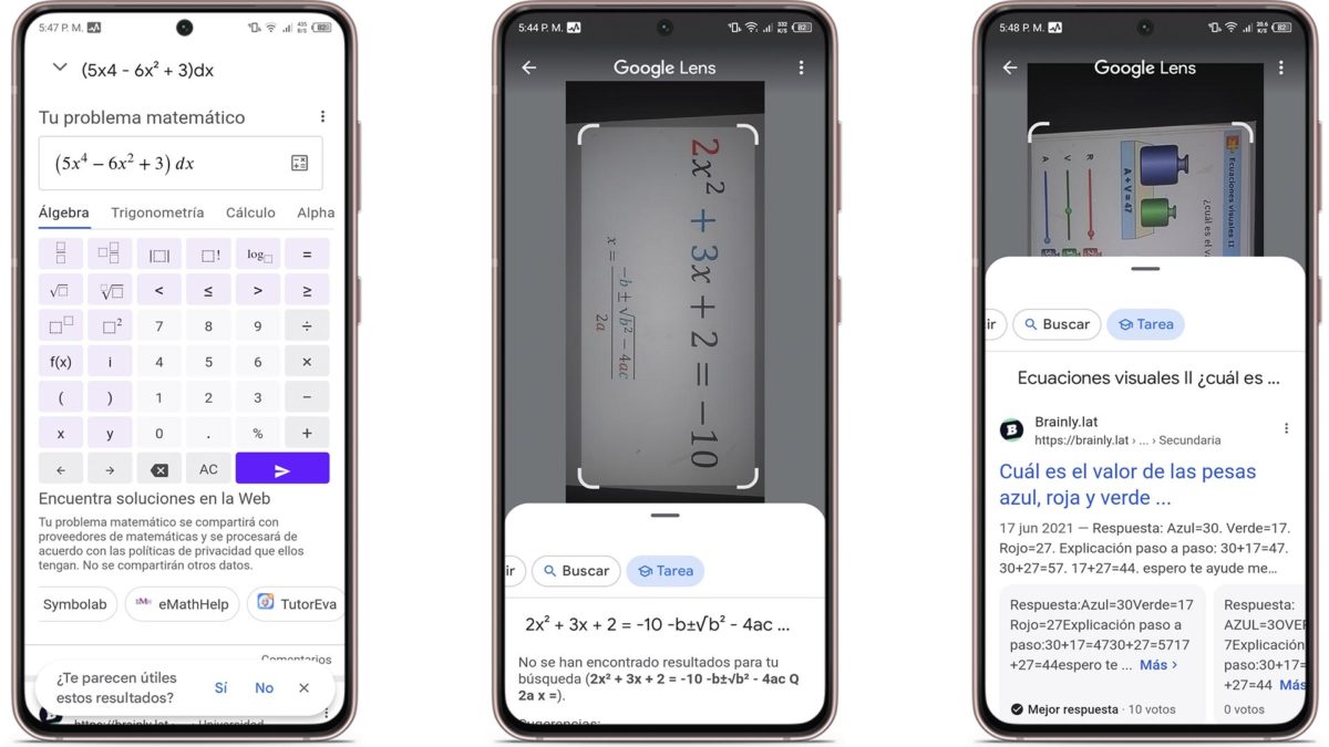 Funciones de Google Lens que te salvarán en los estudios - Resolver problemas matemáticos
